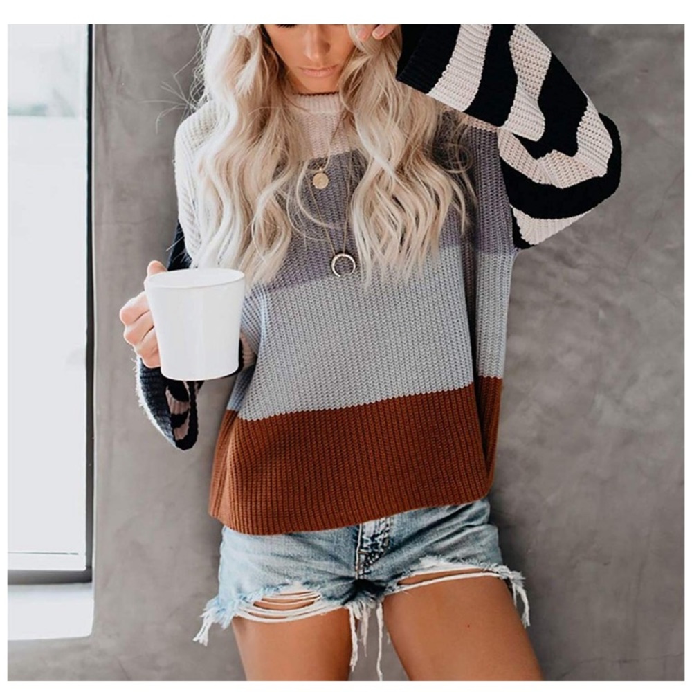 🆕Casual Crew Neck Oversized Lightweight Sweater